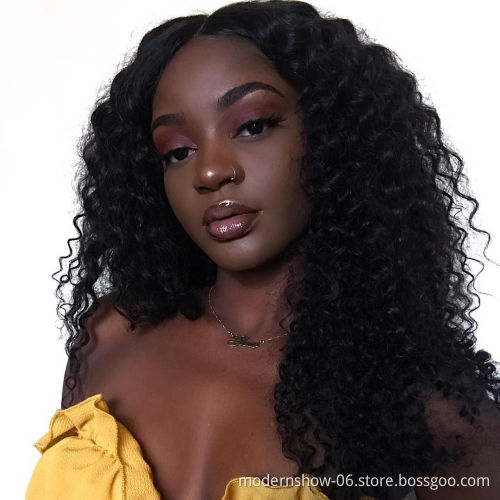 Glueless Raw Brazilian virgin Water Wave Human Hair Lace Closure Wig Wet and Wavy, 150%  Density Lace Closure Human Hair Wigs
